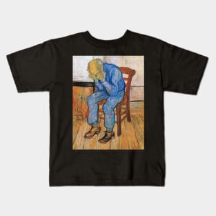 At Eternity's Gate by Vincent van Gogh Kids T-Shirt